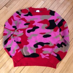 SEN women’s camouflage sweater